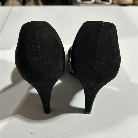 Callisto Black and White Women's Shoes - Picture 3 of 5